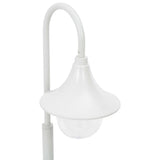 ZNTS Garden Post Light E27 120 cm Aluminium White 44210