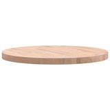 Table Top 70x4 cm Round Solid Wood Beech 355924