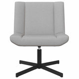 Swivel Chair Cloud Grey 63 x 75 x 76 cm Fabric 42007333