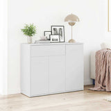 800675 Sideboard White 88x30x70 cm Engineered Wood