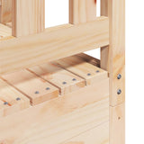 Outdoor Play Tower Natural 53 x 85 x 264 cm Solid Pine Wood 826529