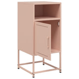 ZNTS Bedside Cabinet Pink 36x39x78 cm Steel 846568