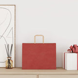 Paper Bags 250 pcs with Handles Red 32x17x25 cm 4101985