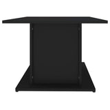 Coffee Table Black Engineered wood 102x55.5x40 cm Durable 810308