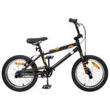 BMX Bike 16 Inches for 5-8 Years Old Black 42009714