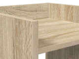 Plant Stand 2 pcs Sonoma Oak 30 x 30 x 100 cm Engineered Wood 899567