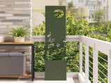 Garden Privacy Screen Olive green 32 x 150 cm Cold-rolled steel 876402
