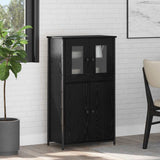 Highboard Black Oak 62 x 32 x 106.5 cm Engineered Wood 882253