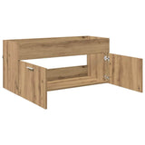 Sink cabinet with Storage with Door Artisan Oak Engineered Wood 880442
