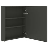 LED Bathroom Mirror Cabinet Anthracite 50x14x60 cm 326487