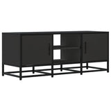 TV Cabinet Black 100x35x41 cm Engineered Wood and Metal 848834