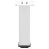 Coffee Table Legs 4 pcs White 42-44 cm Steel 4012465