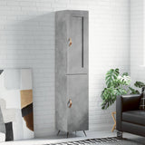 Highboard Concrete Grey 34.5x34x180 cm Engineered Wood 3200109