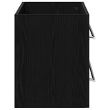 Bathroom Sink Cabinet Black Oak 80x38.5x48 cm Engineered Wood 862535