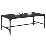 Coffee Table Black Oak 100 x 50 x 35 cm Engineered Wood 881122