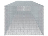 Gabion Basket with Cover 1050x100x100 cm Galvanised Iron 3295209