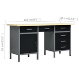 Workbench with Four Wall Panels 3053429