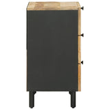 Bedside Table Natural 50 x 33 x 62 cm Solid Mango Wood 4018853