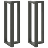 ZNTS Bar Table Legs T-Shaped 2 pcs Anthracite 50x35x cm Steel 4013102