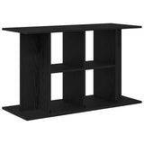 Aquarium Stand Black Oak 100x40x60 cm Engineered Wood 862150
