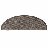 Stair Mats Self-adhesive Sisal-Look 30 pcs 65x21x4 cm Grey and Beige 3365872