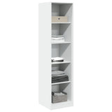 Wardrobe White 50x50x200 cm Engineered Wood 3307711