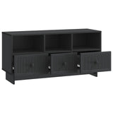TV Cabinet with Drawer Black 102 x 34.5 x 50 cm Engineered Wood 893986