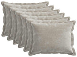 Cushion Cover 6 pcs HOUTEN Light Grey 50 x 50 cm 919145