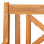 Garden Glider Bench Brown 110 x 59 x 97cm Solid Acacia wood 4105522