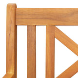 Garden Glider Bench Brown 110 x 59 x 97cm Solid Acacia wood 4105522