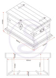 ZNTS Corona Single Storage Chest 100-102-030