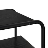 Console Table Black Oak 80 x 41 x 75 cm Engineered Wood 8007533