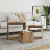 Nesting Tables 3 pcs Artisan Oak Engineered Wood 856675