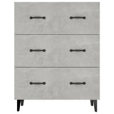 Sideboard Concrete Grey 69.5x34x90 cm Engineered Wood 812163
