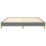 Bed Frame without Mattress Dark Grey 180x200cm Super King Fabric 349837
