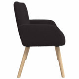 2 Seater Sofa with Solid Wood Legs Black Boucl 42051068