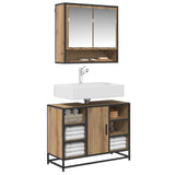 Bathroom Furniture Set 2 pcs Artisan Oak Engineered Wood 3402528