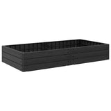 Raised Bed Black 151 x 75.5 x 25 cm PP 42033405