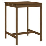 Garden Table Honey Brown 82.5x82.5x110 cm Solid Wood Pine 824084