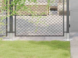 Post Bases Square 12 pcs Silver 51x51 mm Galvanised Steel 42000003