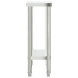 Kitchen Work Table 82.5x30x85 cm Stainless Steel 376451