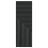Wall-Mounted Cabinet Black 33 x 34.5 x 90 cm Engineered Wood 898586