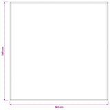 Table Cloth 5 pcs Rectangular Dark Grey 140 x 140 cm Polyester 42040205