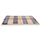 Slatted Bed Base without Mattress with 42 Slats 7 Zones 140x200 cm 246472