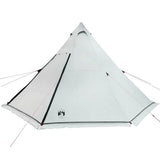 Family Tent Tipi 8-Person White Blackout Fabric Waterproof 4009448
