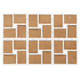 Collage Photo Frame for 24x Picture White MDF 332788