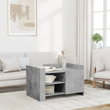 Coffee Table Concrete Grey 80x50x50 cm Engineered Wood 848356