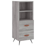 Highboard Grey Sonoma 34.5x34x180 cm Engineered Wood 3198895