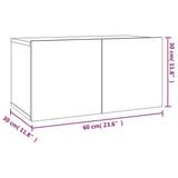 2 Piece TV Cabinet Set Grey Sonoma Engineered Wood 3120279