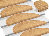 Stair Mats Self-adhesive Sisal-Look 30 pcs 56x17x3 cm Sisal 3365865